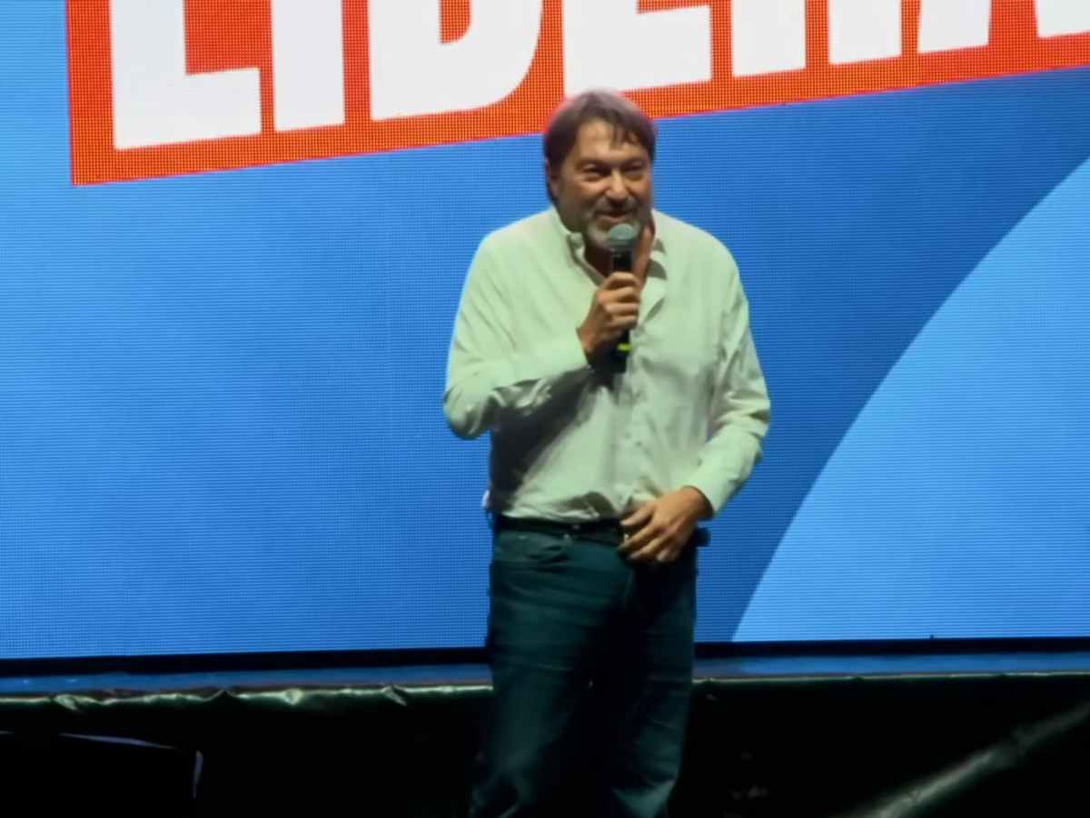 Sigfrido Ranucci alla manifestazione per la libertà di stampa