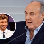 gerry scotti e de martino nel riquadro