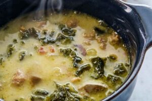 farinata fumante con cavolo nero