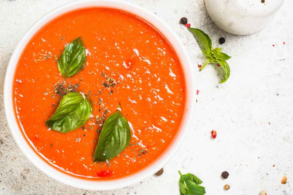 pappa al pomodoro con basilico