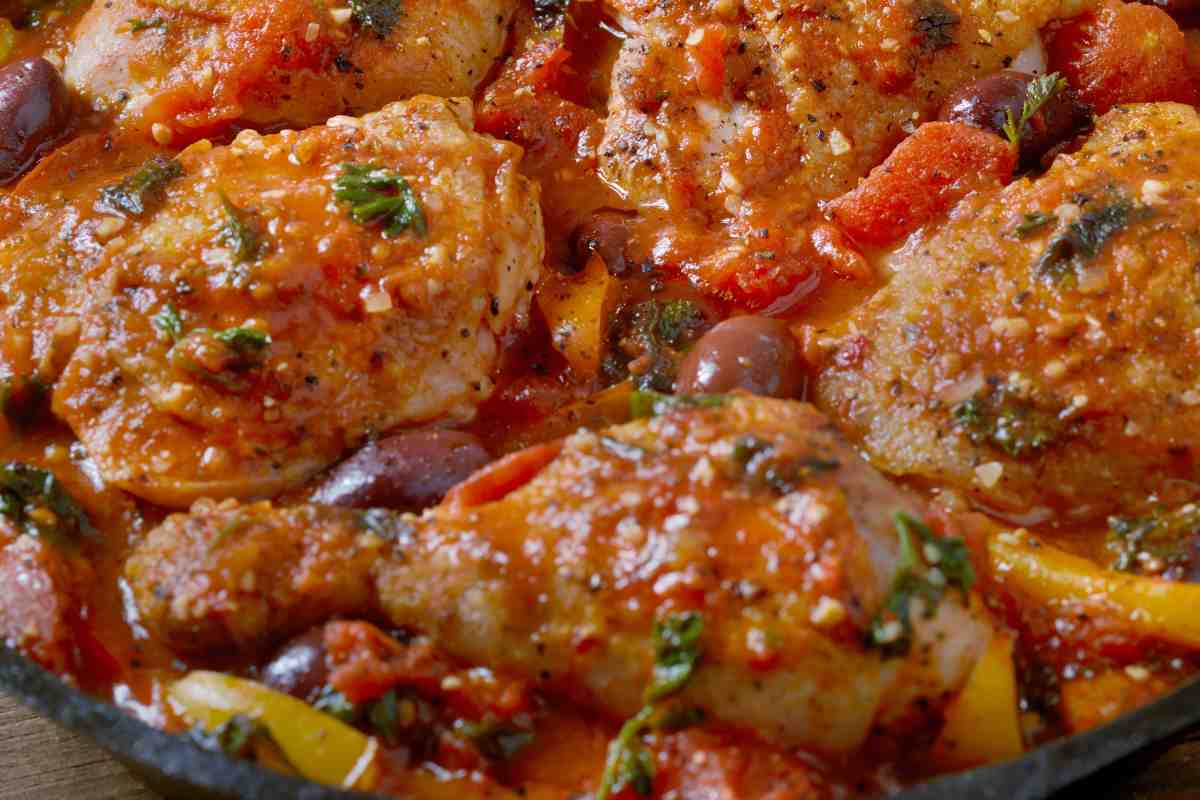 pollo alla cacciatora al sugo