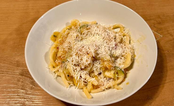 piatto di pici all'etrusca